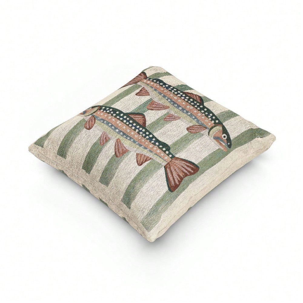 Rainbow Trout Throw Pillow 18x - Pillow Insert 18X18 ulasan dan harga