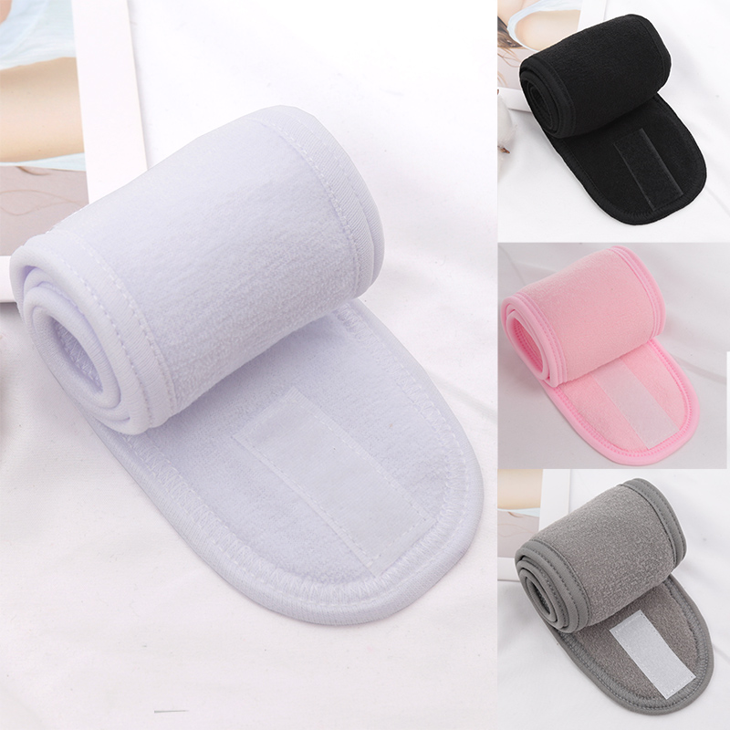 Women Soft Toweling Hair Acces - Home Textiles Face Towel ulasan dan harga