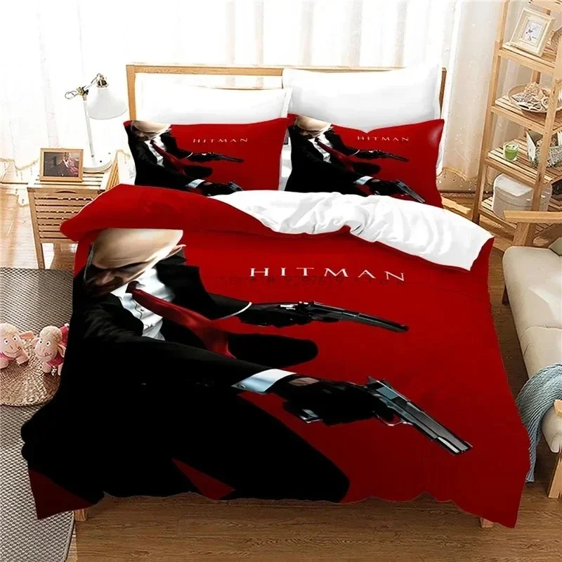 Hitman Killer 3D Bedding Set P - Home Textiles Sale ulasan dan harga