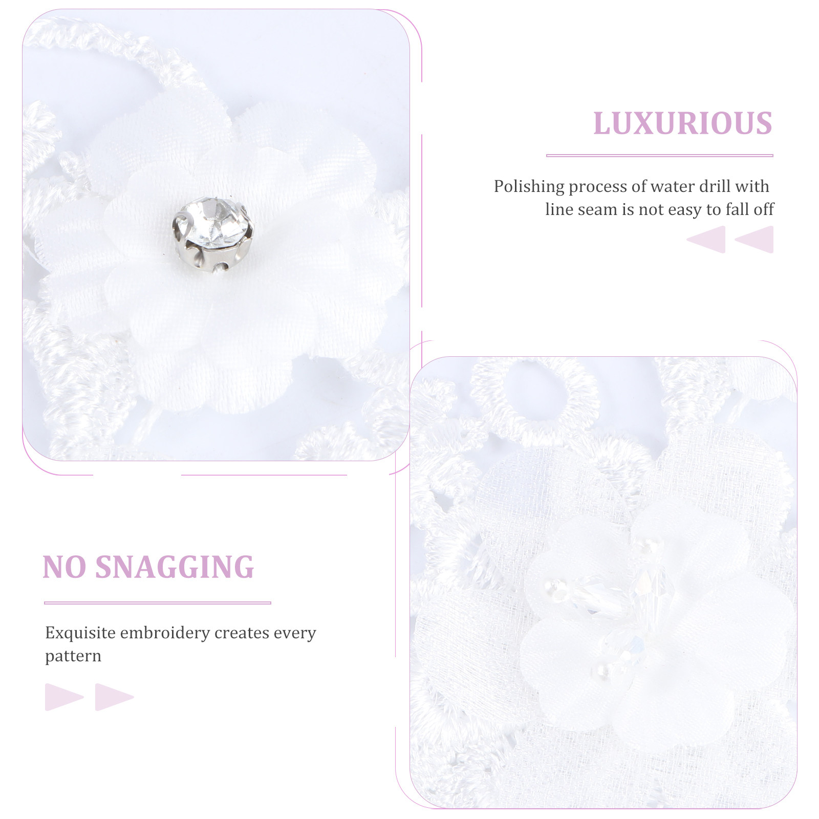 1Pair Premium Polyester Flower - Home Textiles Premium ulasan dan harga