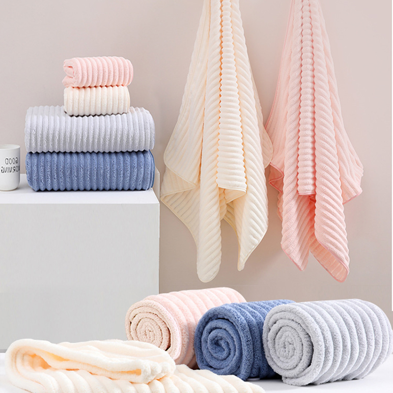Adult Face Bath Towel Coral Fl - Home Textiles Face Towel ulasan dan harga