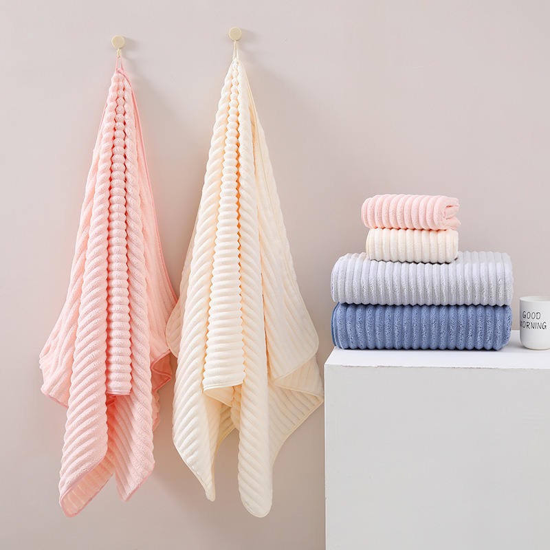 Adult Face Bath Towel Coral Fl - Home Textiles Face Towel ulasan dan harga