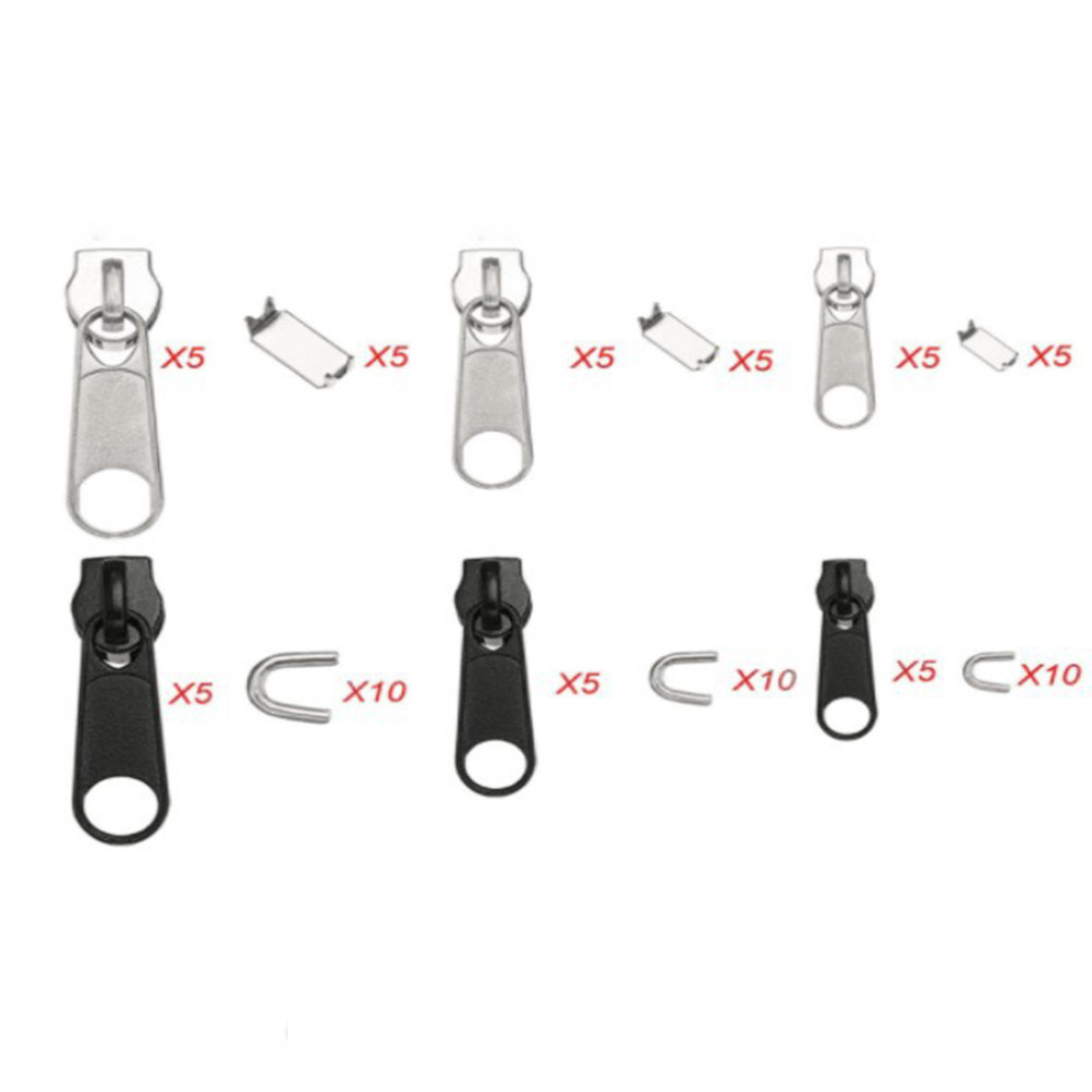 84Pcs Zinc Alloy Head Zipper S - Home Textiles Premium ulasan dan harga