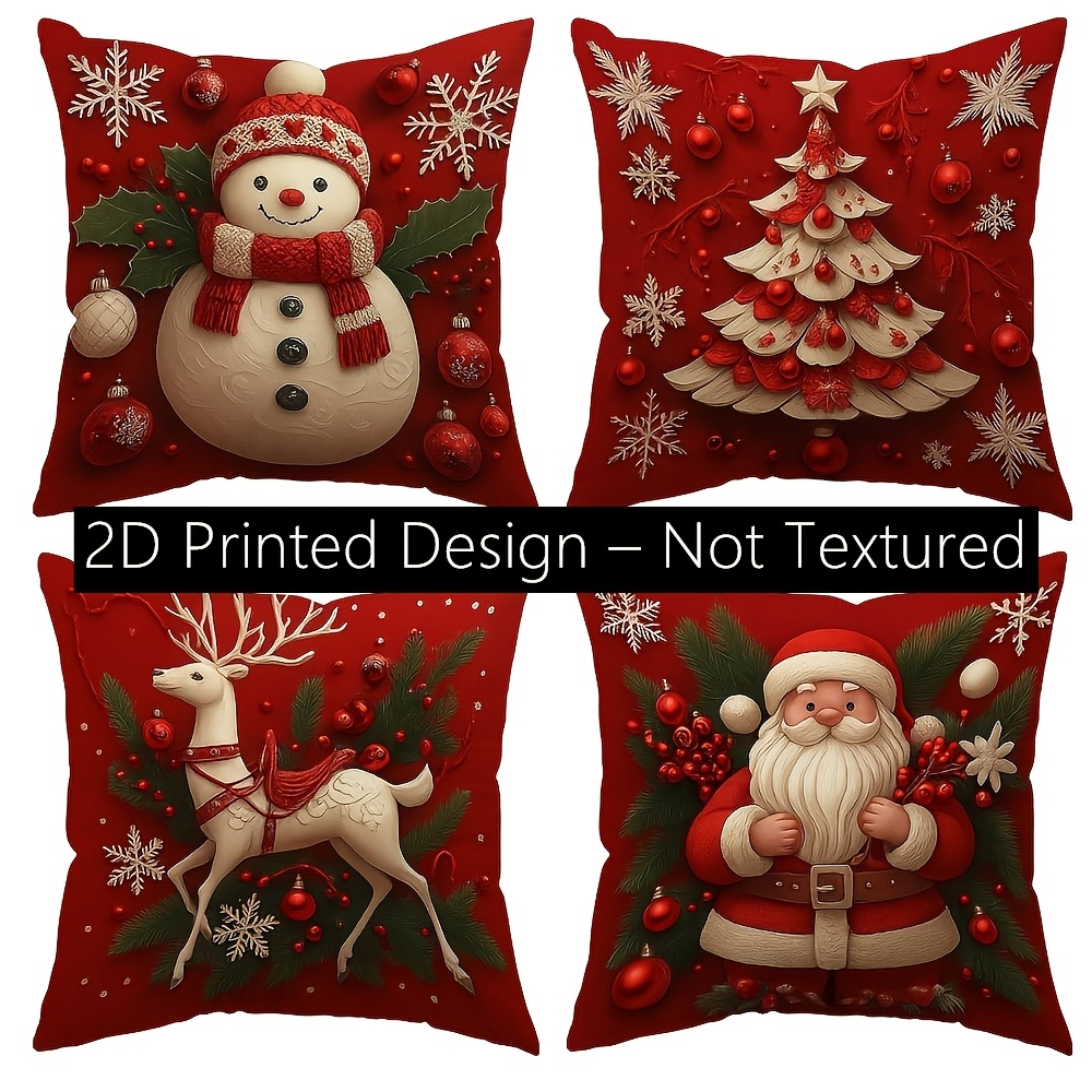 2PCS Christmas Pillow Covers 1 - Pillow Insert 18X18 ulasan dan harga